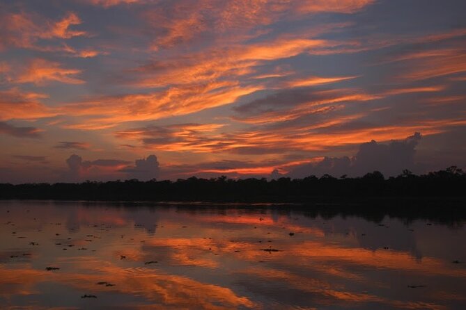 3-Day All Inclusive Guided Jungle Tour from Iquitos at Maniti Eco-Lodge - Caiman after sunset