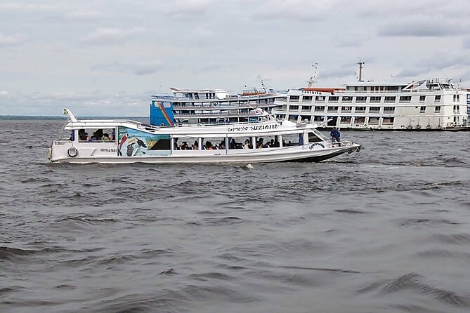 Amazon Safari from Manaus - The Meeting of Waters, where two rivers run side by side