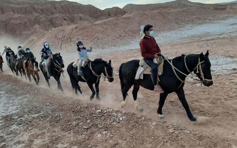 Atacama Desert: Horseback Adventure with Scenic Views - Riding toward the Salt Mountains