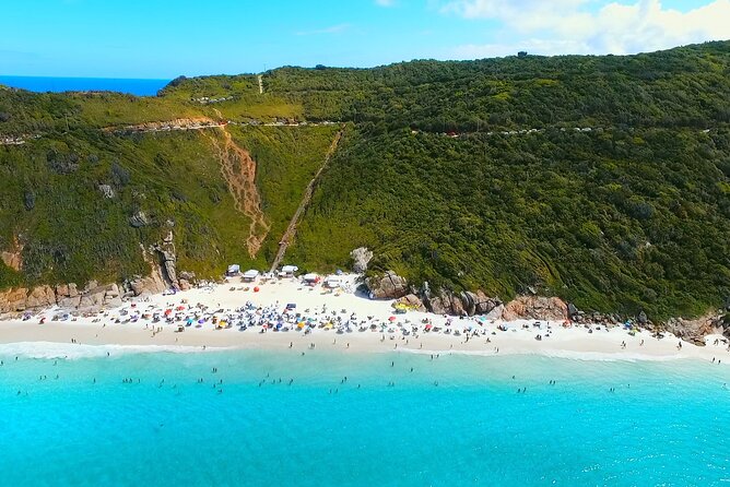 Boat Tour in Arraial do Cabo from Buzios with Lunch - The Our Lady of Assumption statue and coastal views