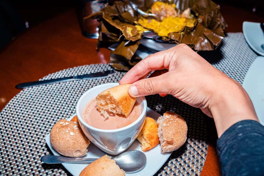 Bogota Food Tour with over 12 Tastings & Tejo - Chicha, Buñuelos, and Avena in Central Bogotá