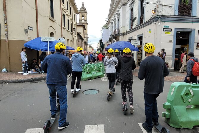 Bogota scooter tour - Chorro de Quevedo gives the tour its old Bogotá feel
