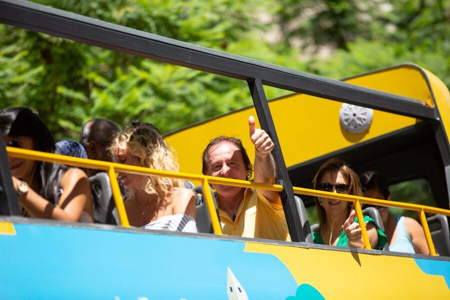 Buenos Aires Hop-On Hop-Off Bus and Exclusive Benefits - Sitting upstairs, downstairs, or inside