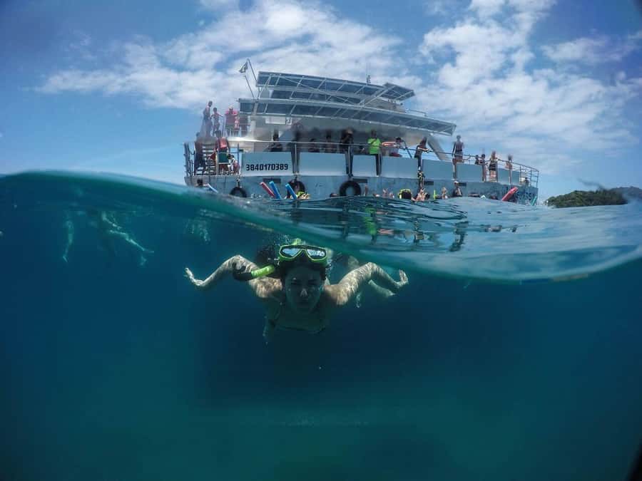 Búzios: Catamaran Boat Tour - The first water stop near João Fernandes