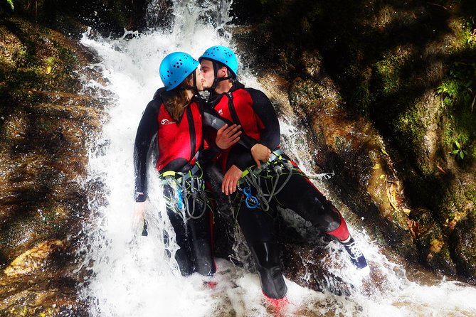 Canyoning Chamana from Baños - Safety practice before entering the canyon
