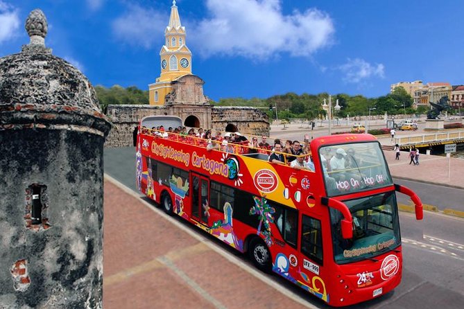 Cartagena: City Tour Hop On Hop Off - Bus Turistico de 2 pisos - Muelle de la Bodeguita to Centenario Park