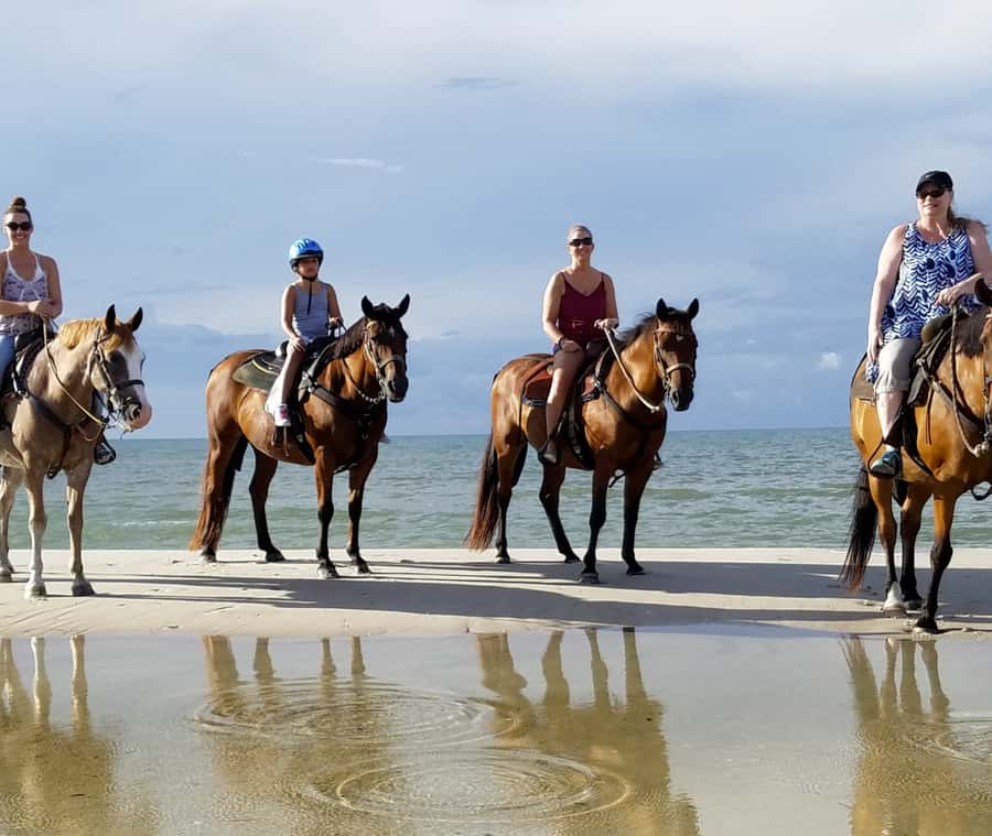Cartagena: Horseback Riding on the Beach at Sunset - The 1.5-hour route toward La Boquilla
