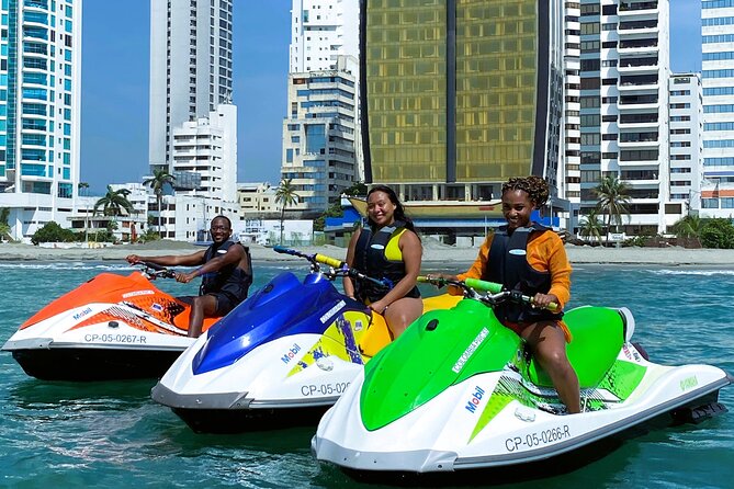 Cartagena Jetski Rental – 30 or 60 minutes - The briefing and first minutes on the water
