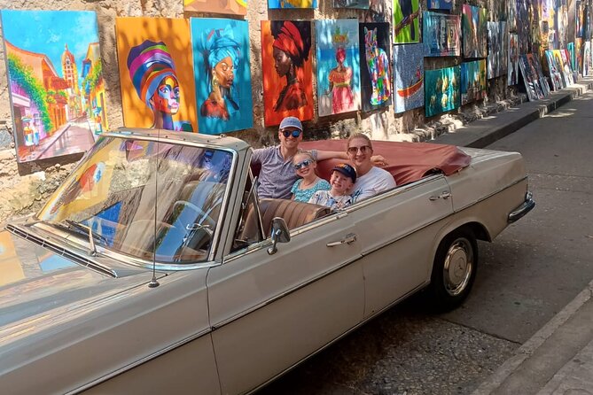 Cartagena Luxury Classic Car Tour + Bilingual Historian Guide - Getsemaní, where the city changes mood