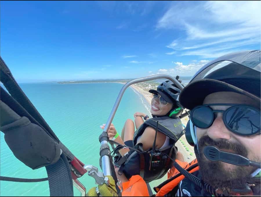 Cartagena: Paratriking Flight from the Beach - What a Cartagena paratrike flight is really like