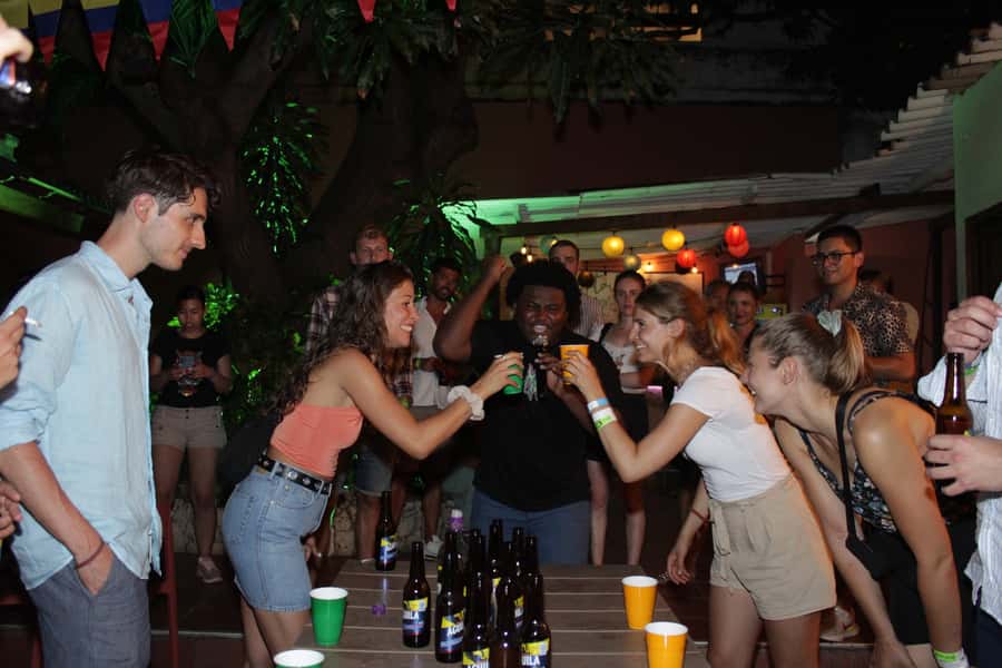 Cartagena: Pub Crawl with Dancing Lessons and Free Shots - Starting at Viajero or Masaya