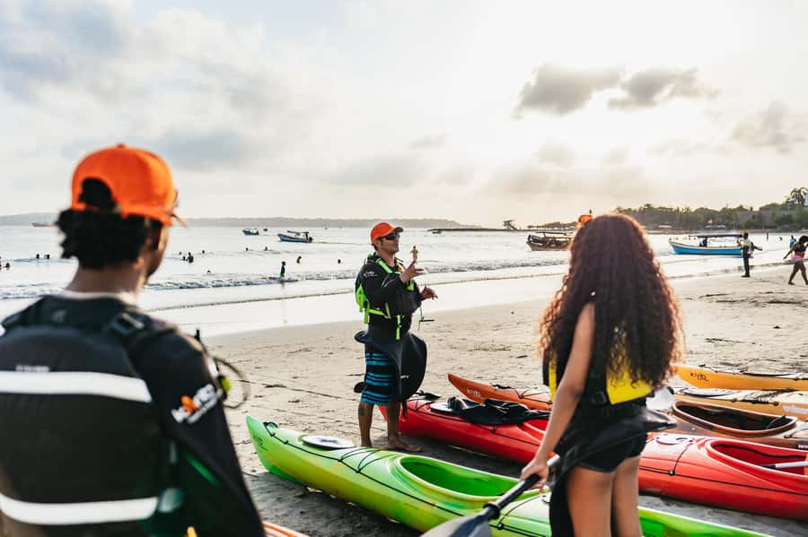 Cartagena: Sunset Sea Kayaking Tour - The first 30 minutes: safety before scenery