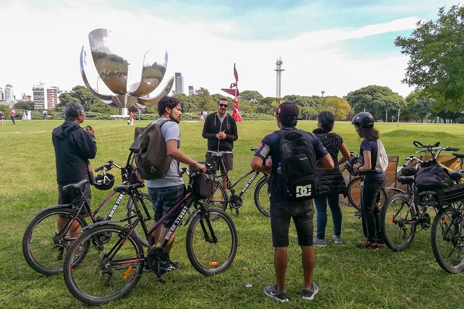 Cultural Experience by Bike around Palermo and Recoleta Max 6 ppl - Floralis Genérica and the University of Buenos Aires