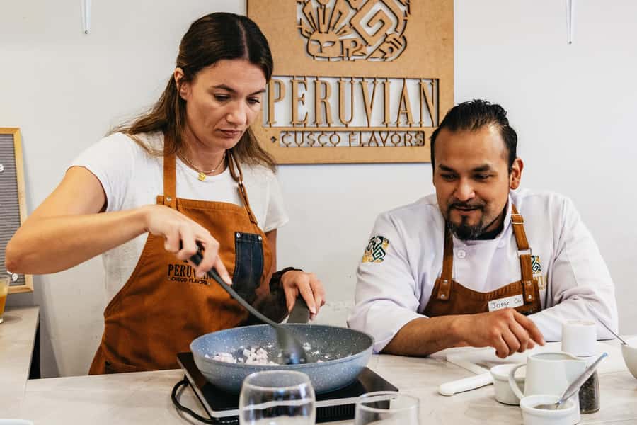 Cusco: Peruvian Cooking Class, Cocktails & Local Market Tour - Quinoa tamal adds an Andean ingredient