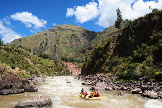 Cusco Rafting and Zipline Adventure - Getting fitted out beside the Vilcanota River
