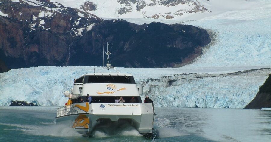 El Calafate: All Glaciers Boat Trip - Upsala Glacier, seen from a distance