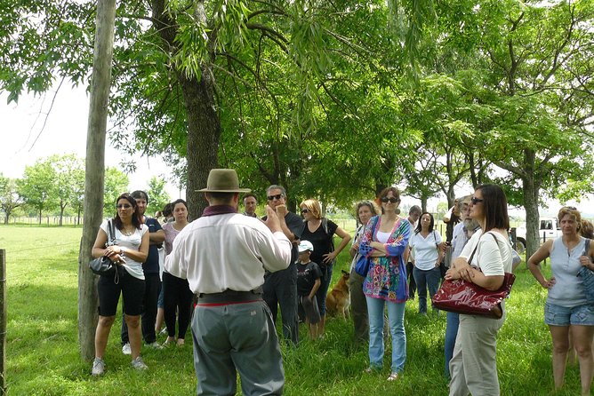 Estancia Gaucho Day at Buenos Aires - Arriving at the estancia under the ombú tree