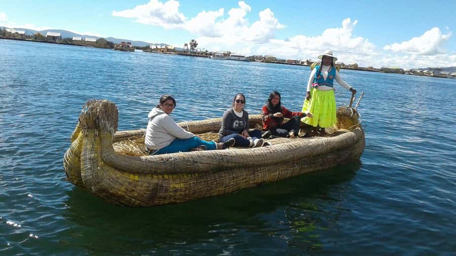 Floating Islands of the Uros - The totora raft ride costs extra