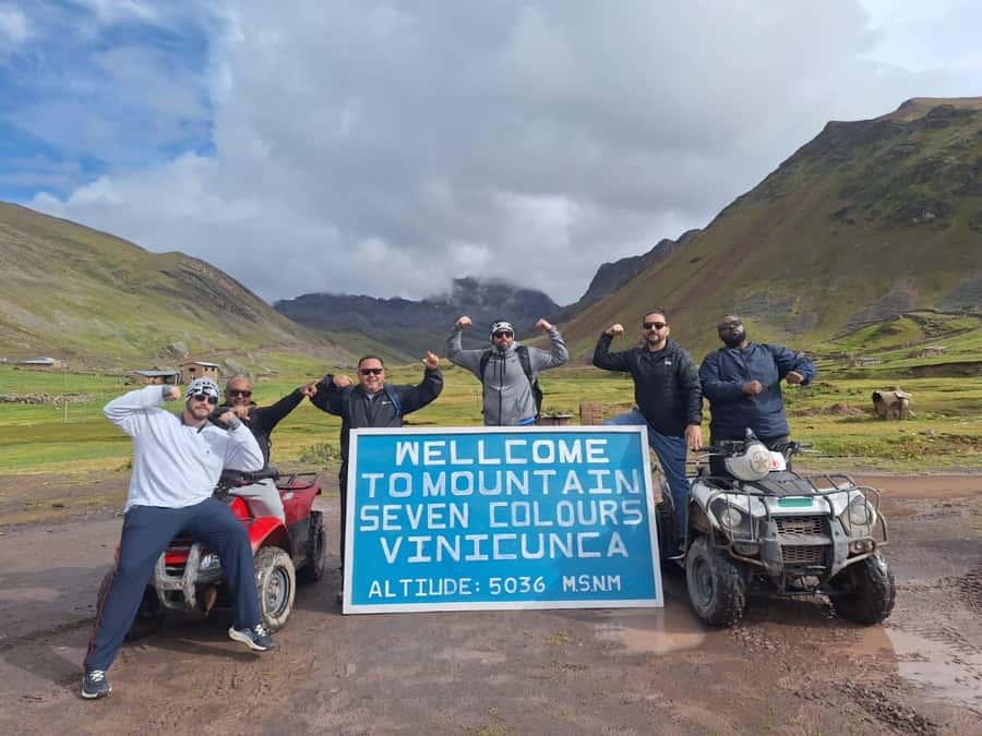 From cusco: Rainbow Mountain ATV Tour with meals - Breakfast in Cusipata, then another long drive