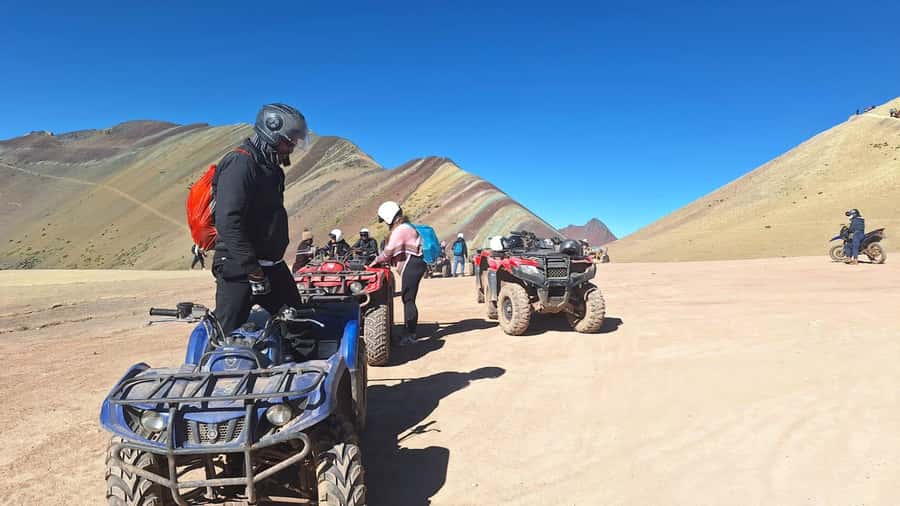 From cusco: Rainbow Mountain ATV Tour with meals - The 3:30 am start and the road to Cusipata