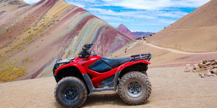 From Cusco: Rainbow Mountain in ATV Quad Bikes + meals - Photos, llamas, and the value of a short visit