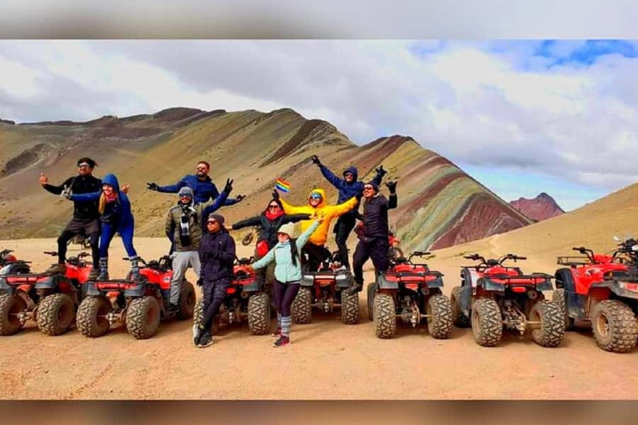 From Cusco: Rainbow Mountain in ATV Quad Bikes + meals - The return to Cusco and the final drop-off