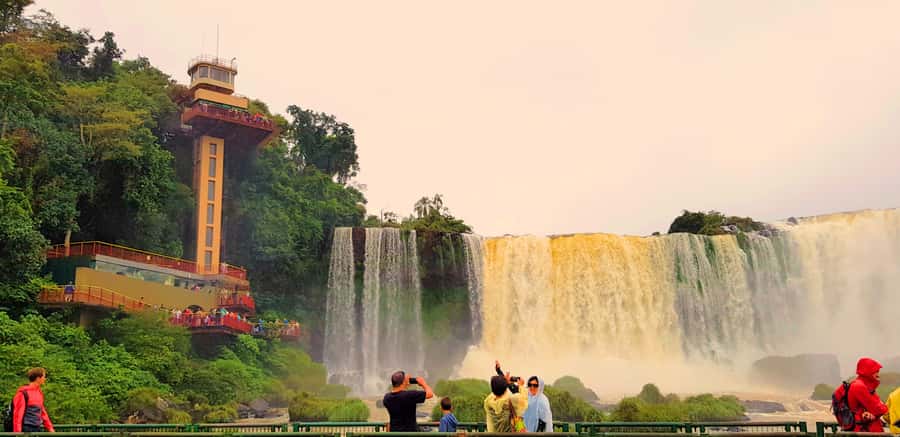 From Foz do Iguaçu: Brazilian Side of the Falls with Ticket - Devil’s Throat and the final viewpoint
