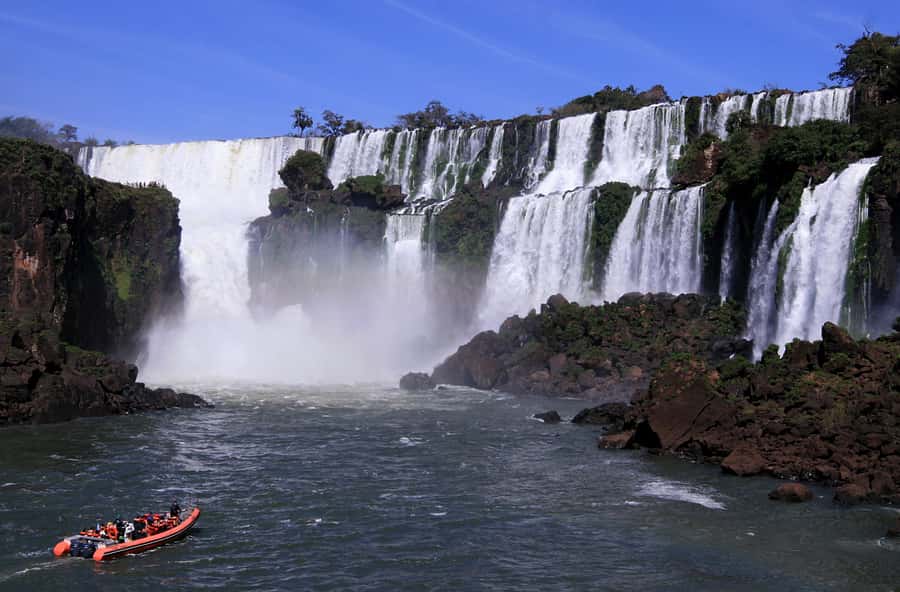 From Foz do Iguaçu: Iguazú Falls Boat Ride Argentina - Devil’s Throat gives you the big first view