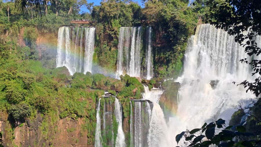 From Foz do Iguaçu: Tour to Argentinian Falls - The Lower Circuit, stairs, ramps, and spray