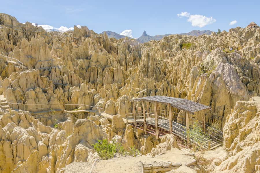 From La Paz: Day Trip to Chacaltaya and Moon Valley - Moon Valley’s clay spires, just outside La Paz