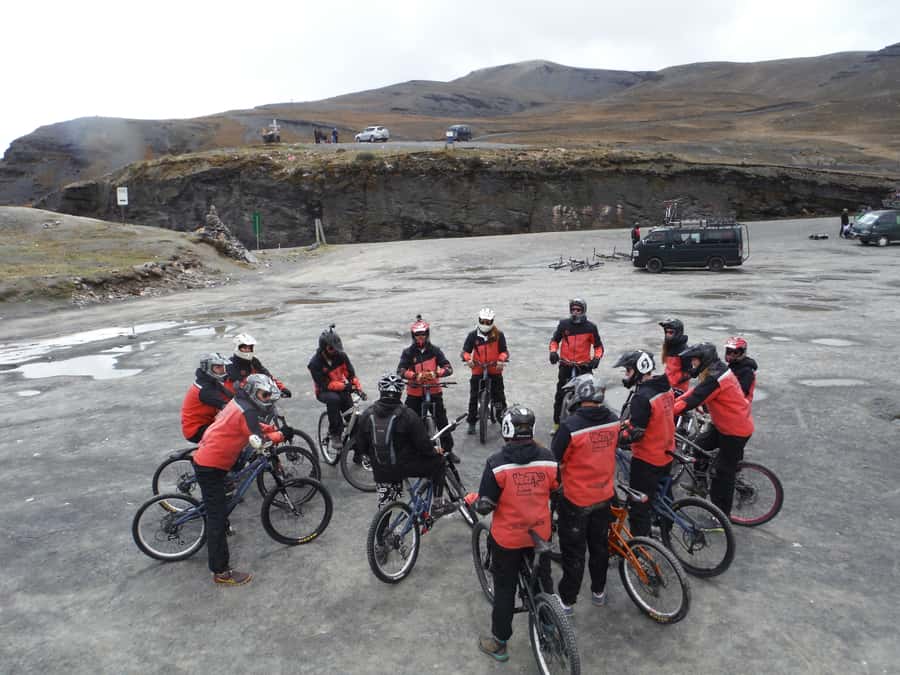 From La Paz: The World's Most Dangerous Road Biking Tour - From La Paz to Cristo de la Cumbre