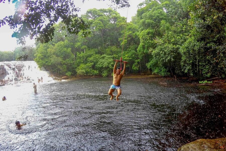 From Manaus: Presidente Figueiredo Waterfalls Daytrip - The second waterfall and time in the water