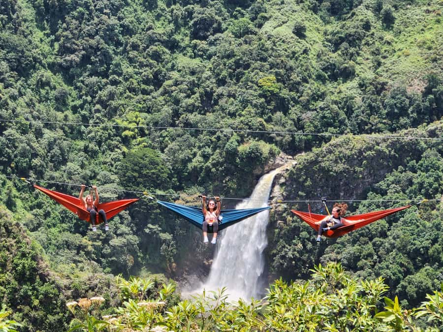 From Medellín: Dream Hammocks, Zipline, & Waterfall Day Trip - The walk to El Salto del Buey