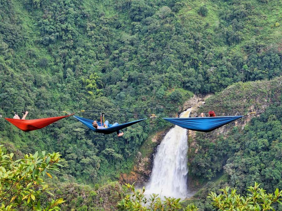 From Medellín: Dream Hammocks, Zipline, & Waterfall Day Trip - Colombia’s longest zipline takes the first turn