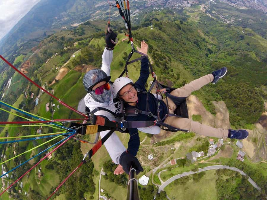 From Medellín: Paragliding Tour with GoPro Photos & Videos - Takeoff: the short run that gets you airborne