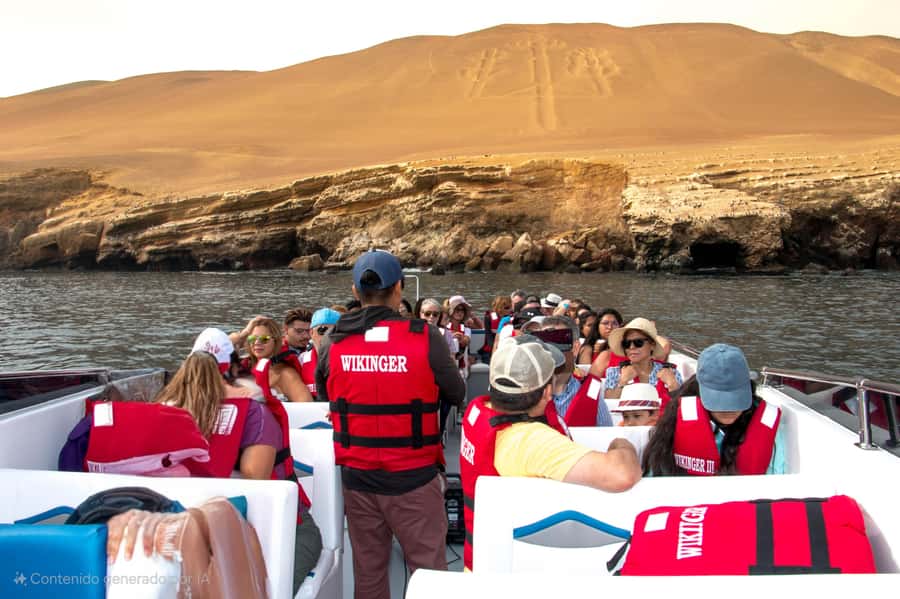 From Paracas: Ballestas Islands tour all Inclusive - The Paracas Candelabra, a desert mystery