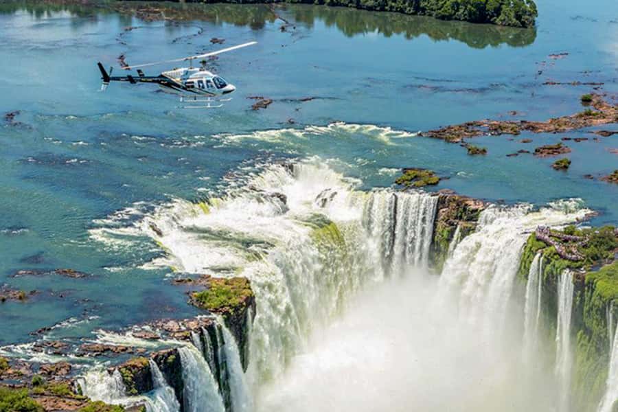 From Puerto Iguazu: Brazilian Side of the Falls with Ticket - The Panoramic Elevator and Canoas Mirim Space