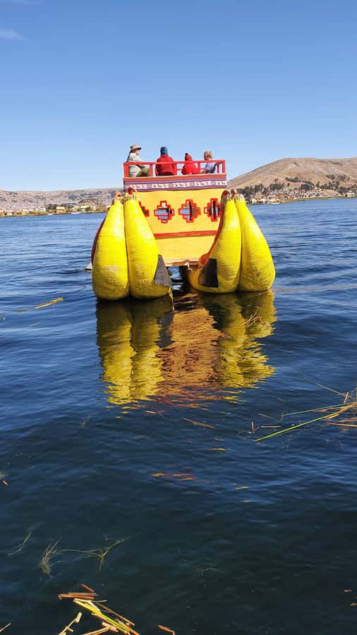 From Puno: 3-Hour Uros Floating Islands Tour - From Puno’s meeting points to open water