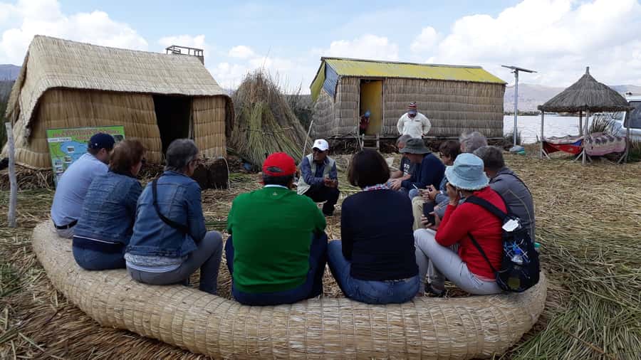From Puno: Floating Islands of the Uros Half-Day Tour - From Puno’s port to the open water