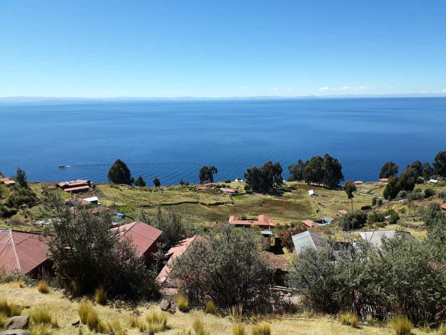 From Puno: full day tour to Uros and Taquile with Lunch - Taquile’s views, paths, and local stop
