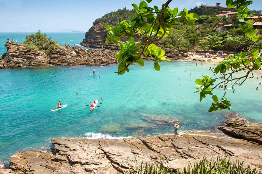 From Rio de Janeiro: Búzios Boat Trip with Lunch - What to expect at the beach stops
