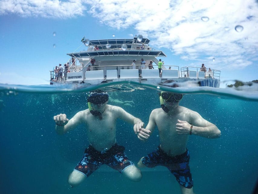 From Rio: Full Day in Búzios with Catamaran Tour and Lunch - The first swim at João Fernandes Beach