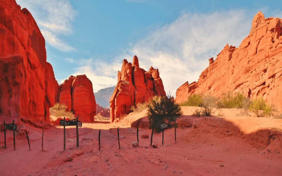 From Salta:Cafayate and the imposing Quebrada de las Conchas - Leaving Salta through the Lerma Valley