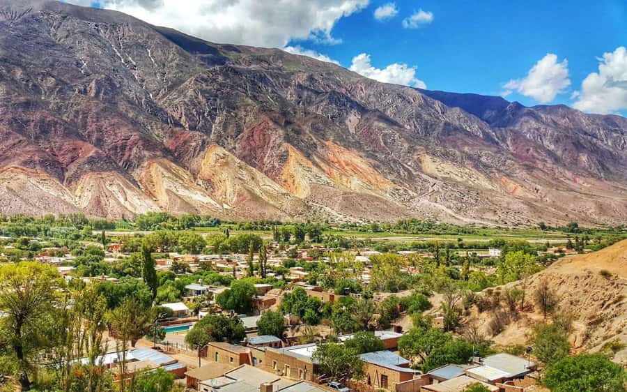 From Salta: Quebrada de Humahuaca, Purmamarca and Tilcara - From Salta to Volcán and Tumbaya