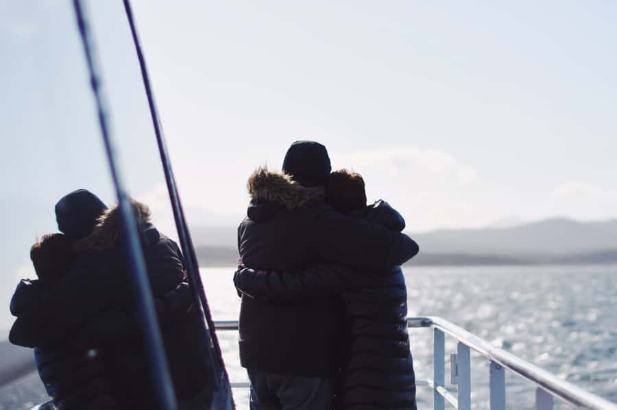 From Ushuaia: Beagle Channel Catamaran Tour - Leaving Ushuaia Bay for the Beagle Channel