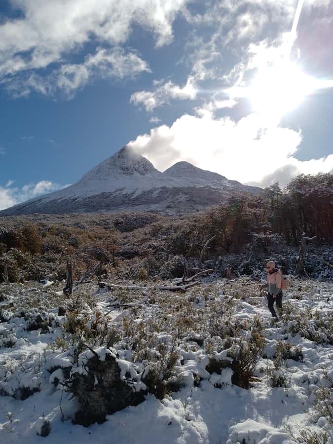 From Ushuaia: Tierra del Fuego Emerald Lagoon Trekking Tour - Reaching Laguna Esmeralda after five kilometers