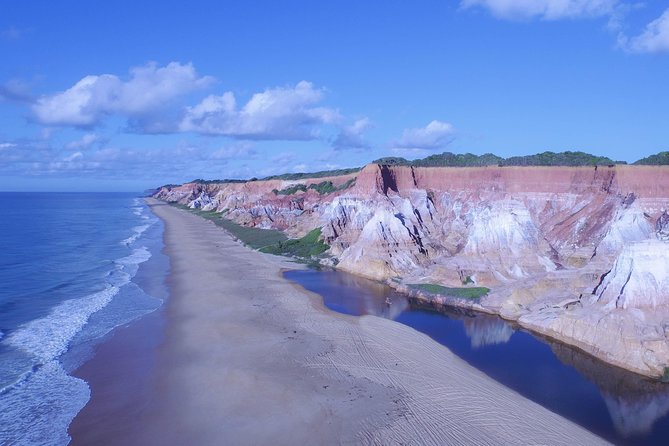 Gunga Beach - Leaving Maceió by WS Receptivo - The Gunga Cliffs by Buggy or Quadricycle