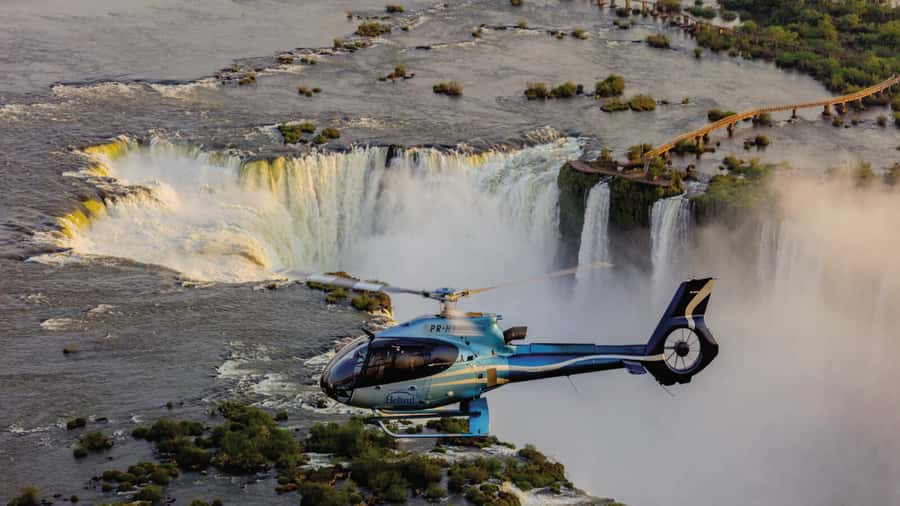 Helicopter Ride Over the Iguazu Falls - Admission Ticket - Photography from the helicopter