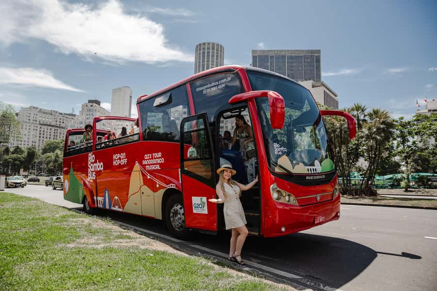 Hop-ON Hop-OFF Sightseeing Bus in Rio de Janeiro - Rio Samba Bus - Copacabana and the South Zone