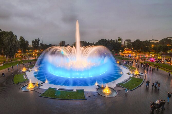 Lima Evening Tour: Magic Water Circuit & Fountain Show - Cancellation and booking details worth noting